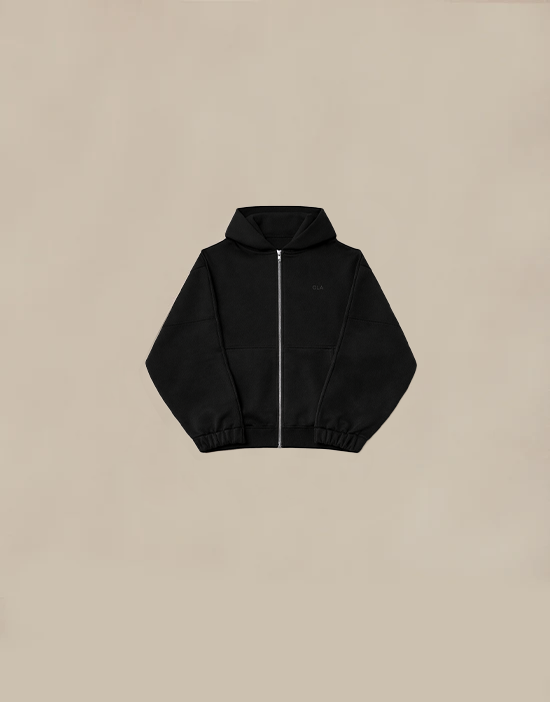 Primo Zip Hoodie - Caviar