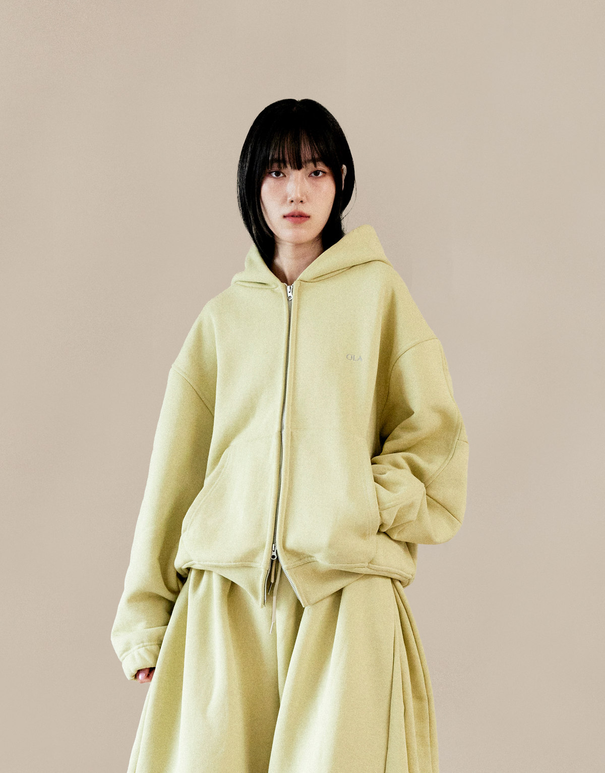 Primo Zip Hoodie - Lemon Sorbet | OLA Primo Zip Hoodie - Lemon Sorbet | OLA
