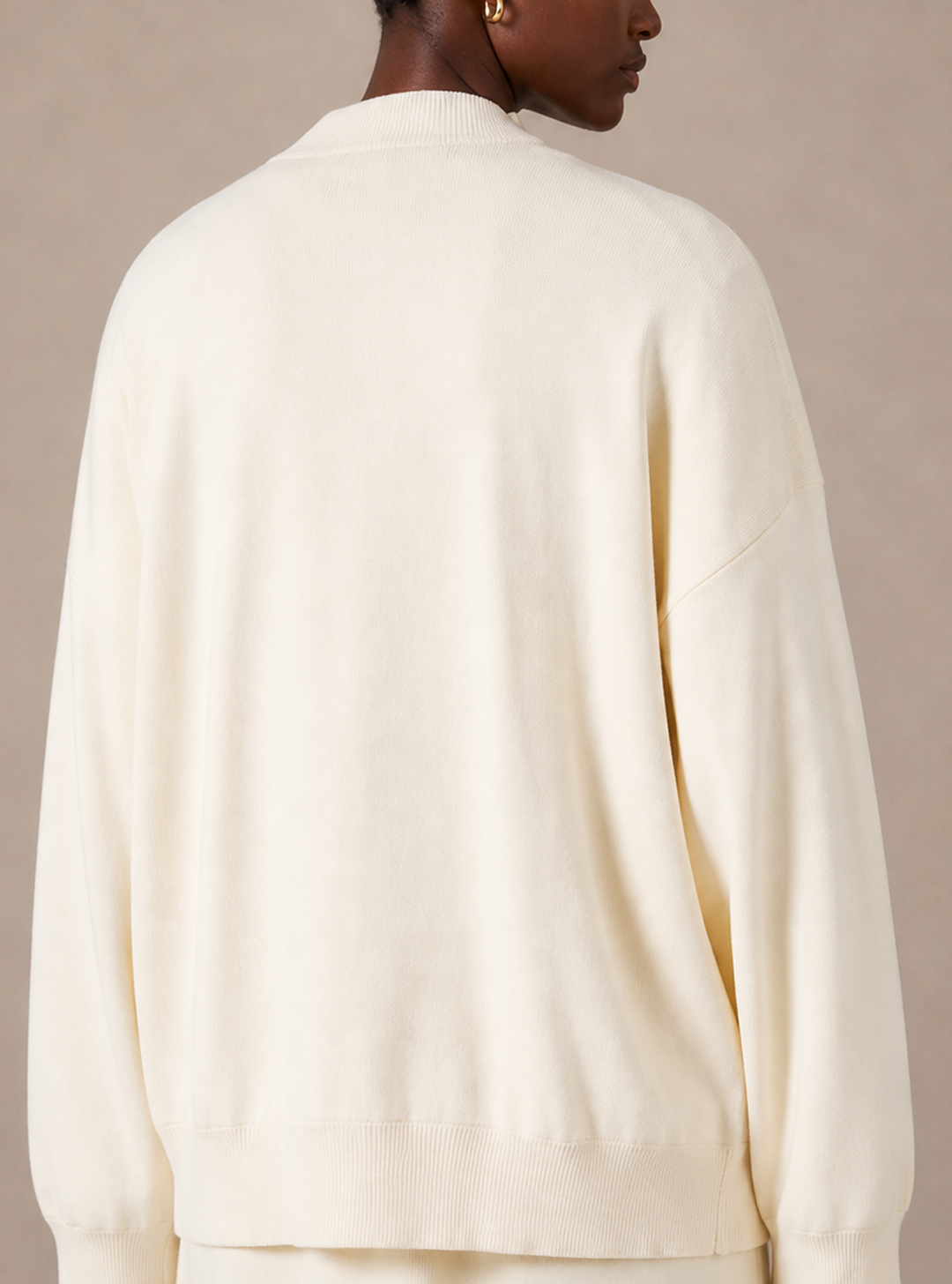Male model in Yun Cardigan