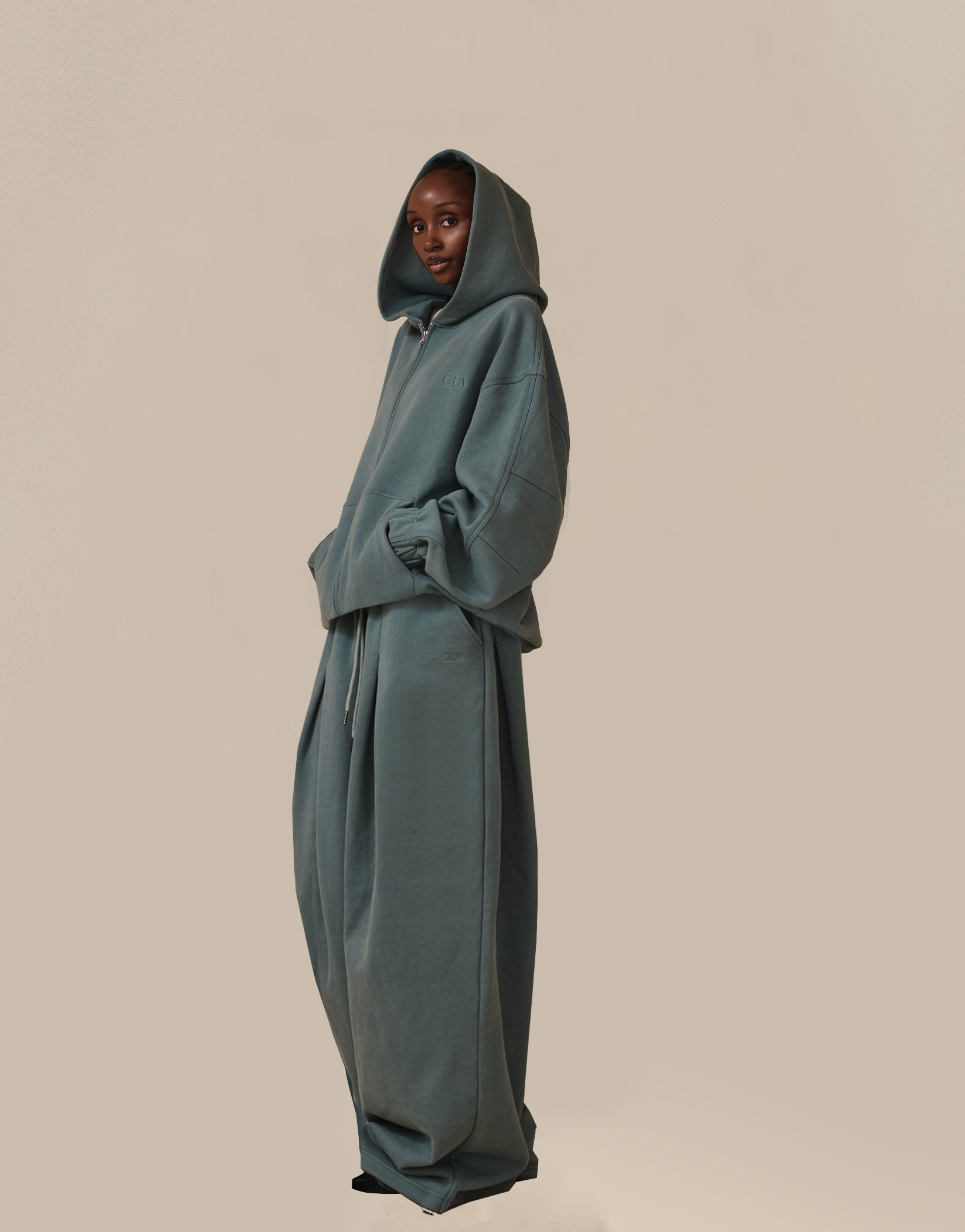 Primo Zip Hoodie - Agave | OLA