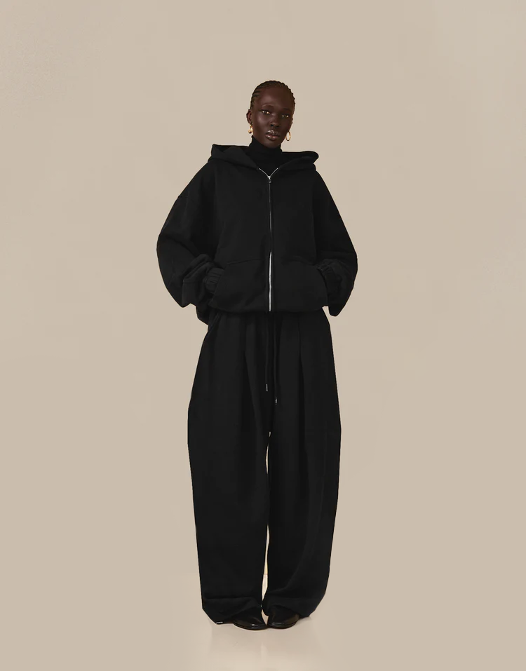 Primo Zip Hoodie - Caviar