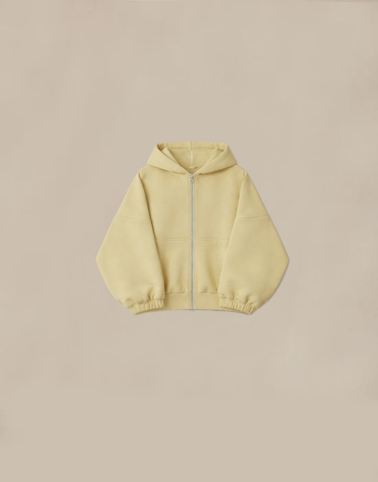 Primo Zip Hoodie - Lemon Sorbet | OLA