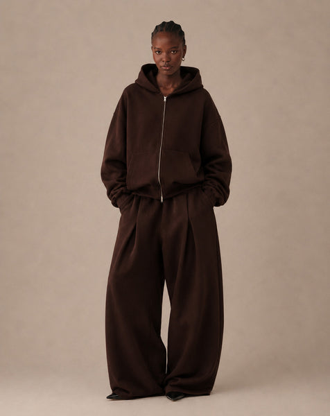 Primo Zip Hoodie - Espresso | OLA