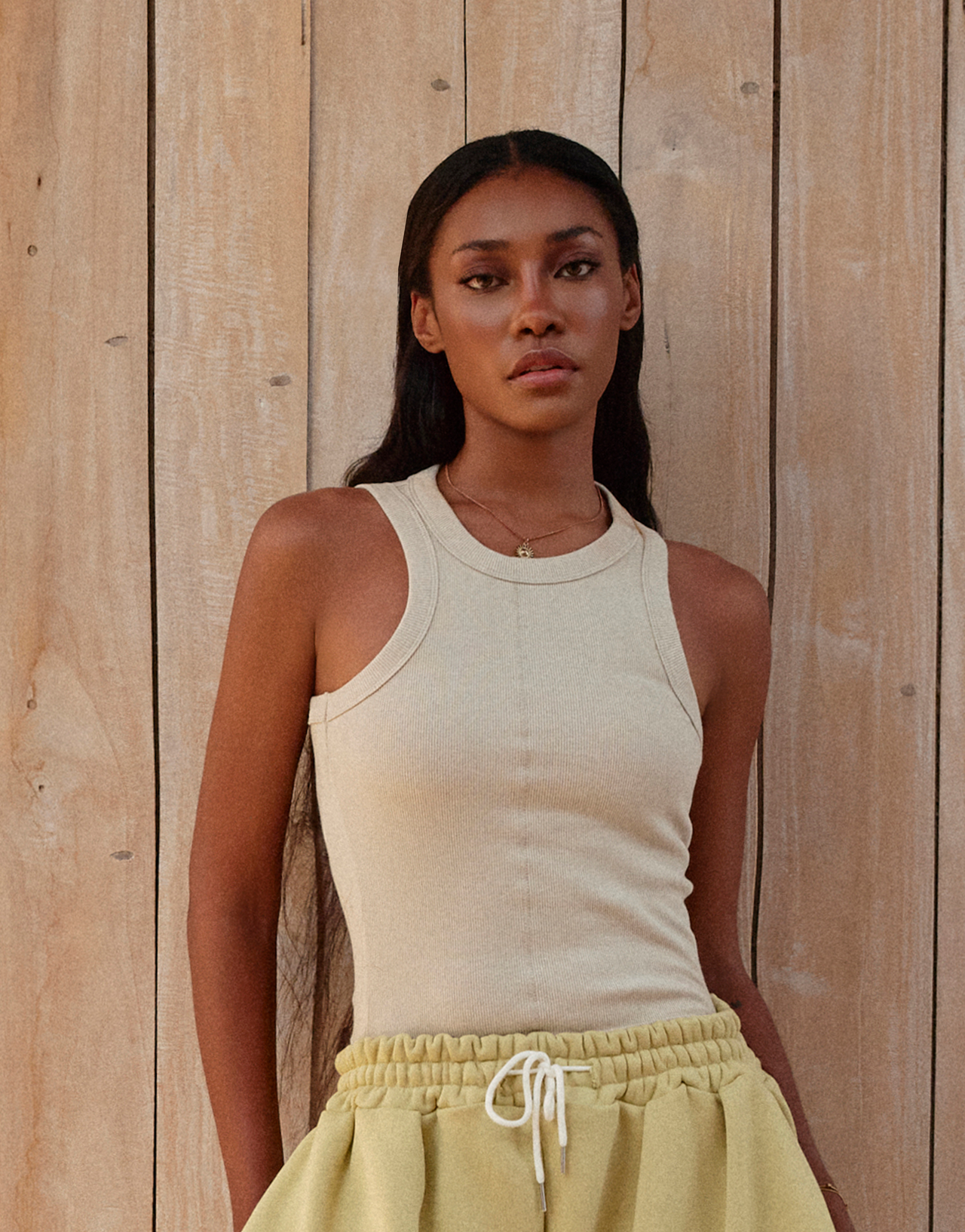 Park Tank Top- Cloud Grey